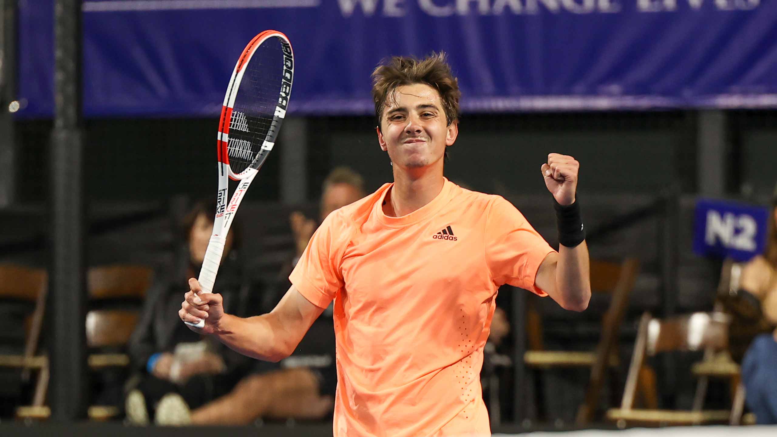 Alexander Shevchenko is making a statement this week with wins against Gael Monfils, Marc-Andrea Huesler, and Matteo Berrettini.