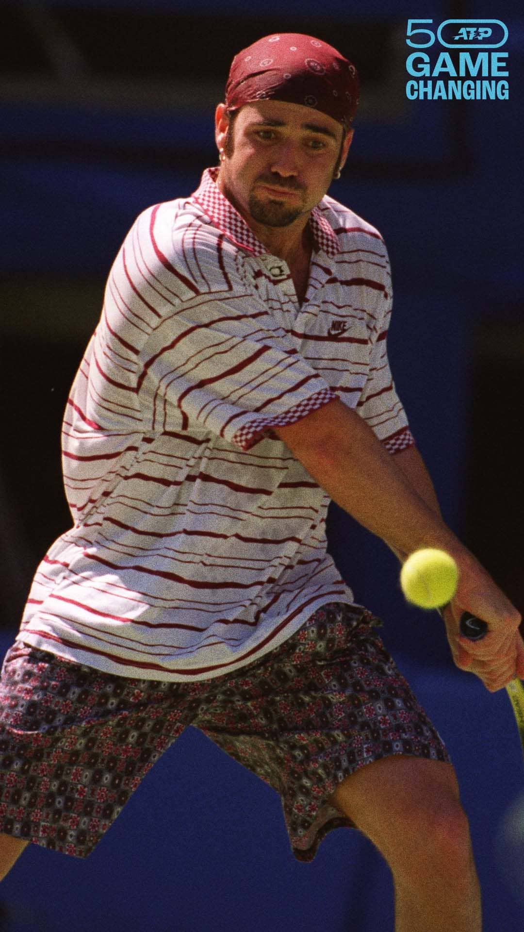 agassi tennis clothes