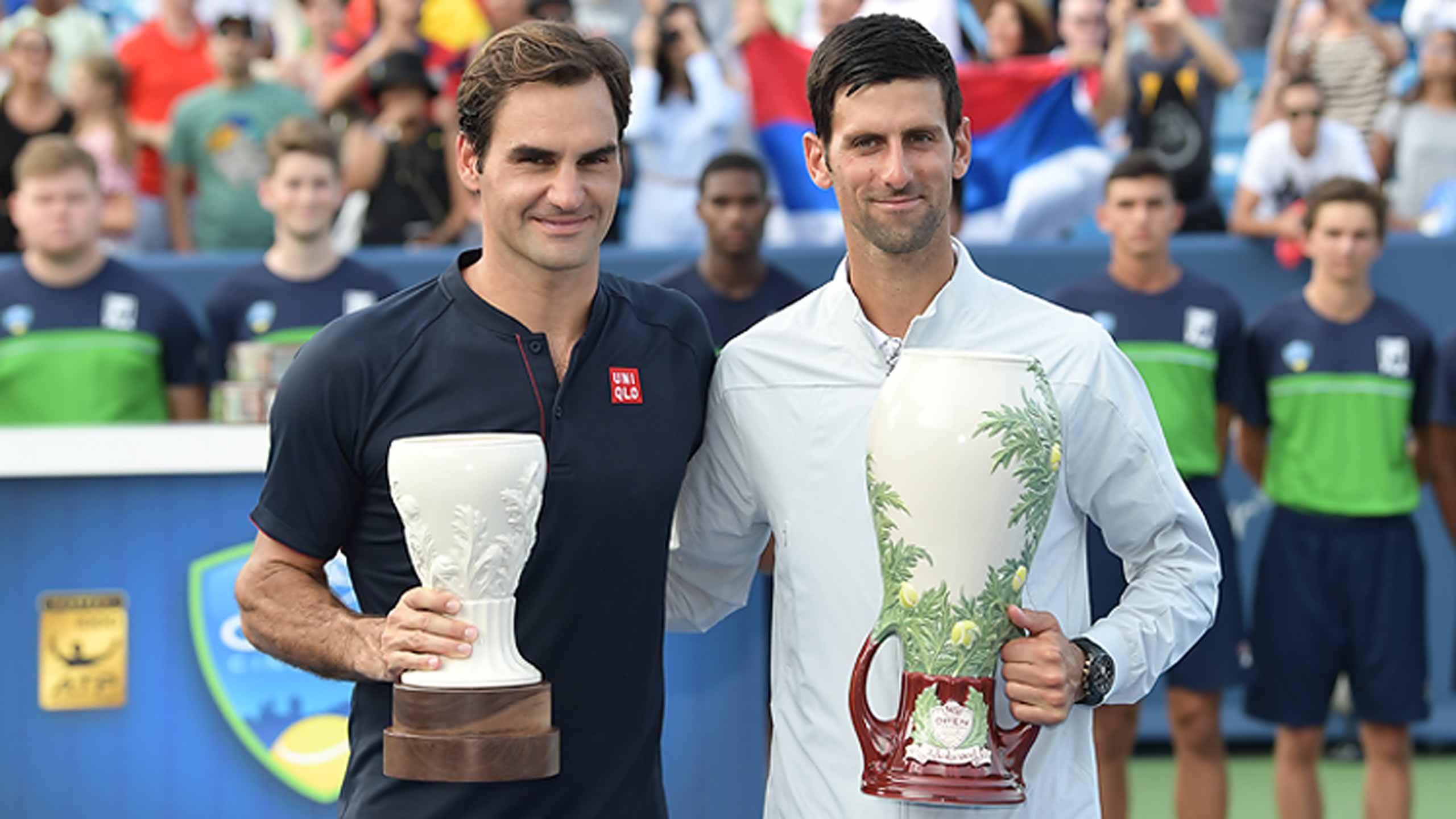 Djokovic beat his old rival Roger Federer to complete the set of nine different ATP Masters 1000 titles in Cincinnati in 2018.