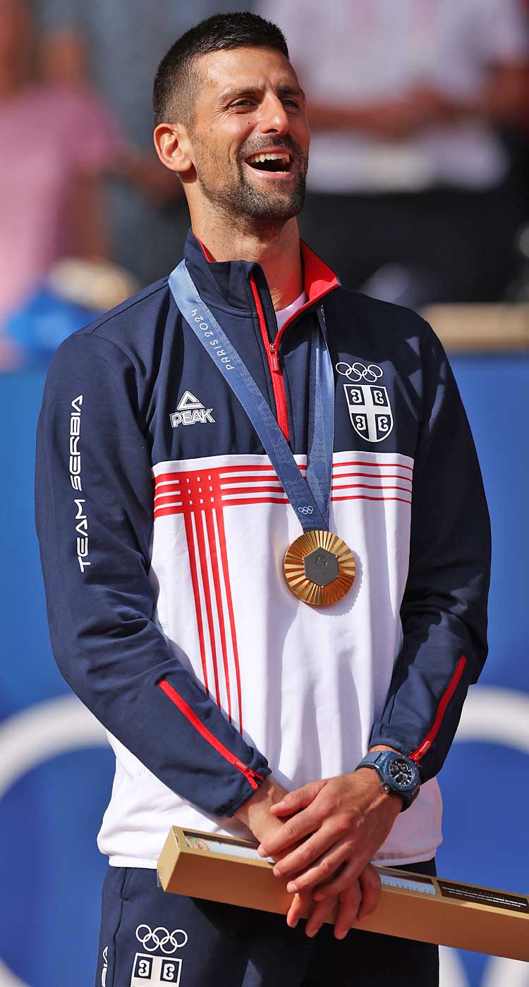 Djokovic won his maiden Olympic gold medal at Paris 2024. It was his 99th tour-level crown.